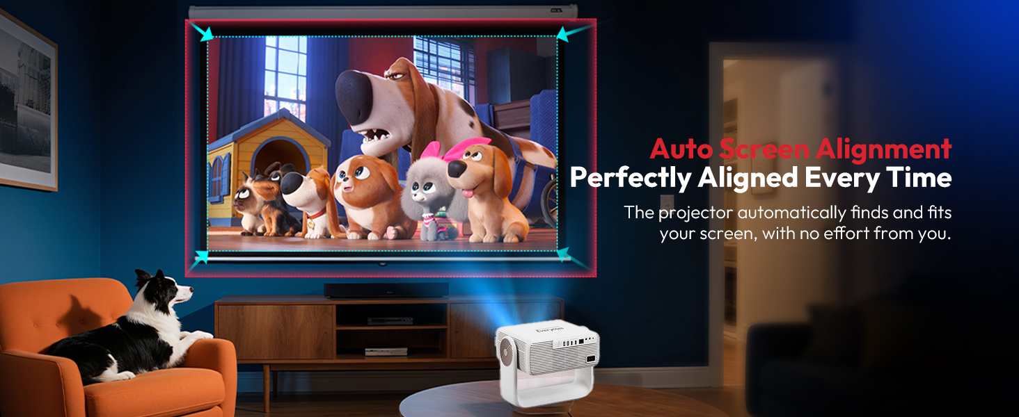 Netflix Certified TOPTRO Power Plus Projector 18000 Lumens